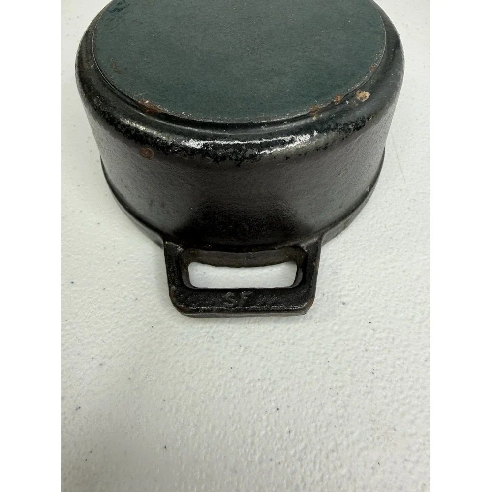 Staub Mini Round Cocotte 0.25 qt Cast Iron Round Black Casserole Pan 10cm